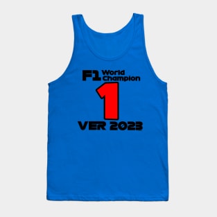 Max Verstappen F1 World Champion 2023 Tank Top